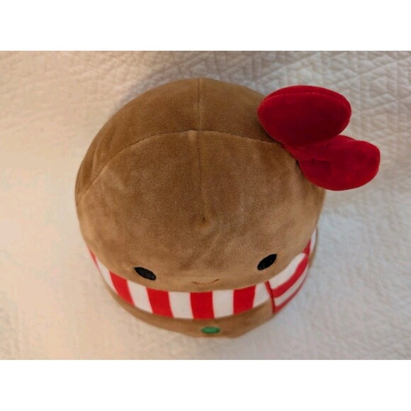Kellytoy Squishmallows 10" Gina the Gingerbread Girl 2019 Christmas Plush Toy - Picture 5 of 9